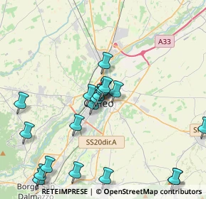 Mappa Via Cacciatori delle Alpi, 12100 Cuneo CN, Italia (4.482)