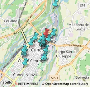 Mappa Via Cacciatori delle Alpi, 12100 Cuneo CN, Italia (0.611)