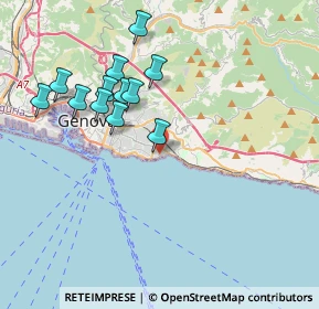 Mappa Via Argonauti, 16147 Genova GE, Italia (3.75167)