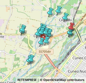Mappa Via Valle Grana, 12010 Cuneo CN, Italia (0.7485)