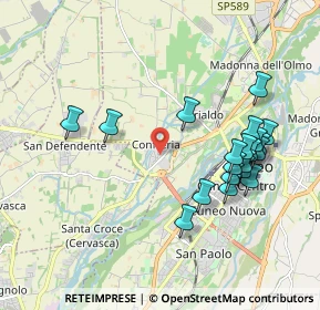Mappa Via Valle Grana, 12010 Cuneo CN, Italia (2.0265)