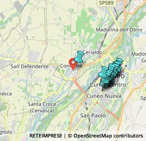 Mappa Via Valle Grana, 12010 Cuneo CN, Italia (1.9215)
