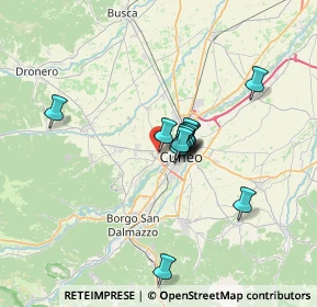 Mappa Via Valle Grana, 12010 Cuneo CN, Italia (4.82615)