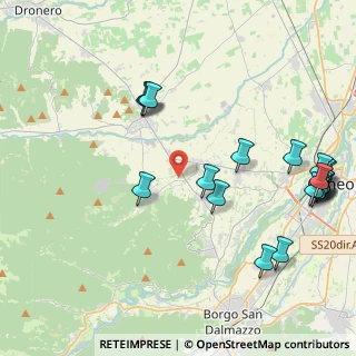 Mappa 12010 Bernezzo CN, Italia (5.325)
