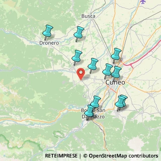 Mappa 12010 Bernezzo CN, Italia (7.71333)