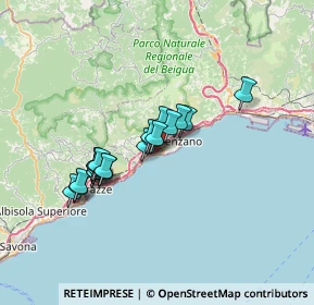 Mappa Via dei Limoni, 16016 Cogoleto GE, Italia (5.42)