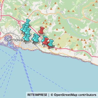 Mappa Via Inferiore Palloa, 16166 Genova GE, Italia (3.44786)