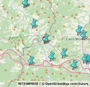 Mappa Piazza S. Barbara, 17056 Cengio SV, Italia (5.70308)