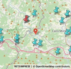 Mappa Piazza S. Barbara, 17056 Cengio SV, Italia (6.243)