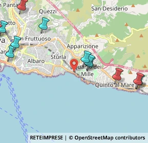 Mappa Via Gerolamo Gaslini, 16147 Genova GE, Italia (2.97615)