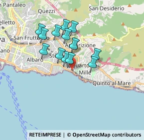 Mappa Via Gerolamo Gaslini, 16147 Genova GE, Italia (1.37143)