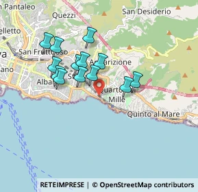 Mappa Via Gerolamo Gaslini, 16147 Genova GE, Italia (1.51308)