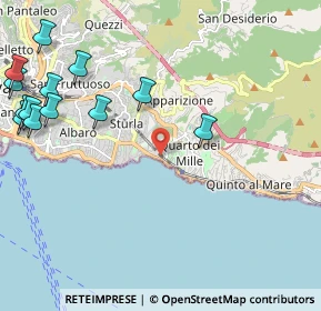 Mappa Via Gerolamo Gaslini, 16147 Genova GE, Italia (2.93385)