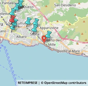 Mappa Via Gerolamo Gaslini, 16147 Genova GE, Italia (2.79083)