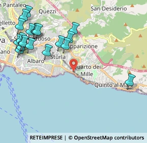 Mappa Via Gerolamo Gaslini, 16147 Genova GE, Italia (2.6835)