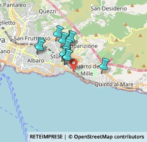 Mappa Via Gerolamo Gaslini, 16147 Genova GE, Italia (1.32818)