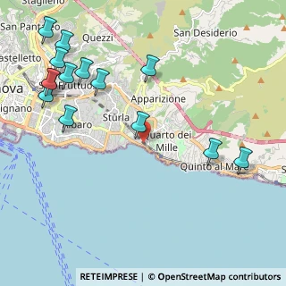 Mappa Via Gerolamo Gaslini, 16147 Genova GE, Italia (2.73571)