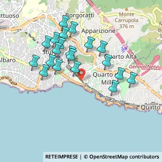 Mappa Via Gerolamo Gaslini, 16147 Genova GE, Italia (0.9545)