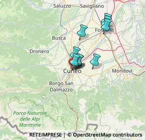 Mappa Via Fossano, 12100 Cuneo CN, Italia (8.53091)