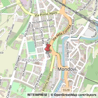 Mappa Corso Italia, 40, 12084 Mondovì, Cuneo (Piemonte)