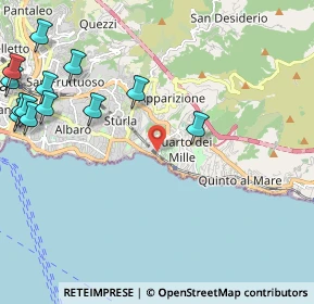 Mappa Via V Maggio, 16147 Genova GE, Italia (2.99154)