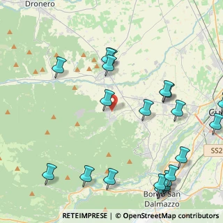 Mappa Via dei Gelsi, 12010 Bernezzo CN, Italia (5.6405)