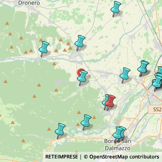Mappa Via dei Gelsi, 12010 Bernezzo CN, Italia (6.3605)