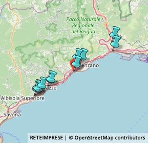 Mappa Via degli Agnese, 16016 Cogoleto GE, Italia (6.71545)