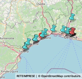 Mappa Via degli Agnese, 16016 Cogoleto GE, Italia (15.865)