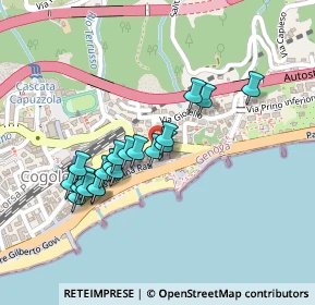 Mappa Via degli Agnese, 16016 Cogoleto GE, Italia (0.2025)