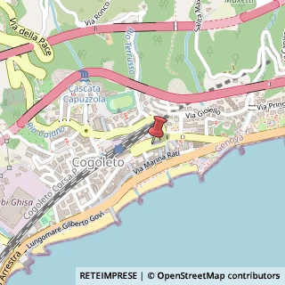 Mappa Via Enea Silvio Recagno,  14, 16016 Cogoleto, Genova (Liguria)