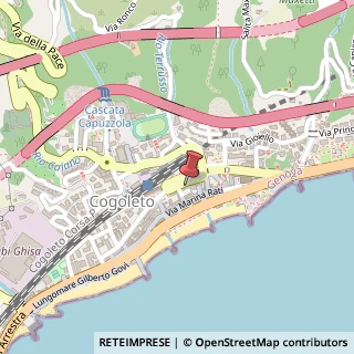 Mappa Via Enea Recagno, 16, 16016 Cogoleto, Genova (Liguria)