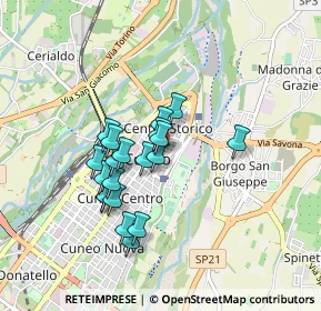 Mappa Piazza Boves, 12100 Cuneo CN, Italia (0.713)