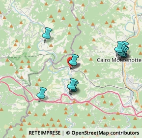 Mappa Piazza Balocco, 17056 Cengio SV, Italia (4.04143)