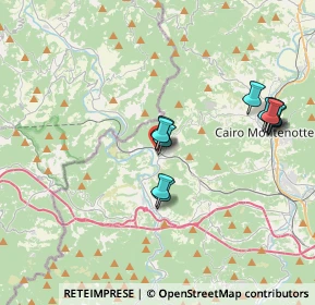 Mappa Piazza Balocco, 17056 Cengio SV, Italia (3.52818)