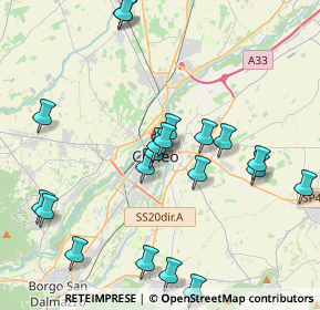 Mappa Corso Lungogesso, 12100 Cuneo CN, Italia (4.441)