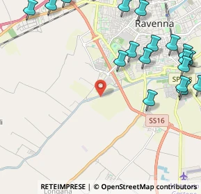 Mappa Via Argine Destro Montone, 48124 Ravenna RA, Italia (3.117)