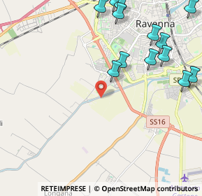 Mappa Via Argine Destro Montone, 48124 Ravenna RA, Italia (2.89786)