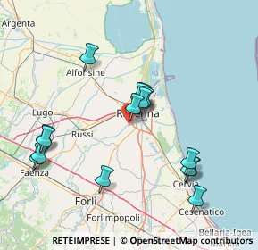 Mappa Via Argine Destro Montone, 48124 Ravenna RA, Italia (14.73813)
