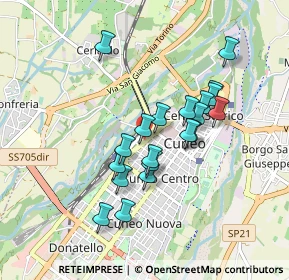 Mappa Via Virginio Allione, 12100 Cuneo CN, Italia (0.7685)