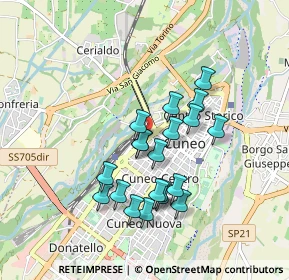 Mappa Via Virginio Allione, 12100 Cuneo CN, Italia (0.7855)