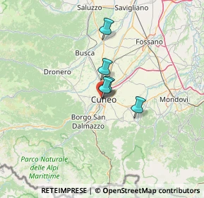 Mappa Via Virginio Allione, 12100 Cuneo CN, Italia (37.25333)