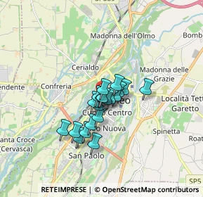 Mappa Via Virginio Allione, 12100 Cuneo CN, Italia (1.0625)
