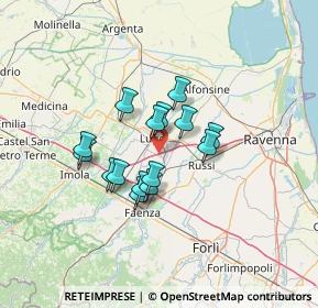 Mappa 48033 Cotignola RA, Italia (9.94267)