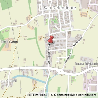 Mappa Via Guglielmo Marconi, 25, 12010 San Defendente CN, Italia, 12010 Cervasca, Cuneo (Piemonte)