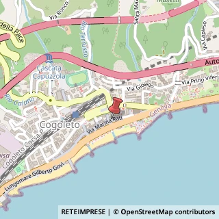 Mappa Via Rati,  93, 16016 Cogoleto, Genova (Liguria)