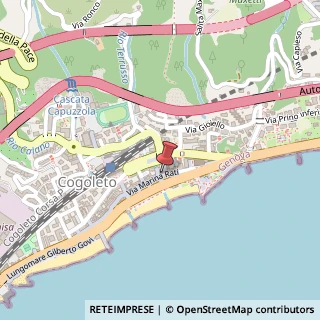 Mappa Via Rati, 87, 16016 Cogoleto, Genova (Liguria)
