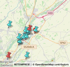 Mappa Via del Borgo Gesso, 12100 Cuneo CN, Italia (3.83083)