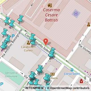 Mappa Corso Marcello Soleri, 12100 Cuneo CN, Italia (0.08)