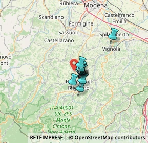 Mappa Via per Serramazzoni, 41026 Pavullo nel Frignano MO, Italia (6.11636)